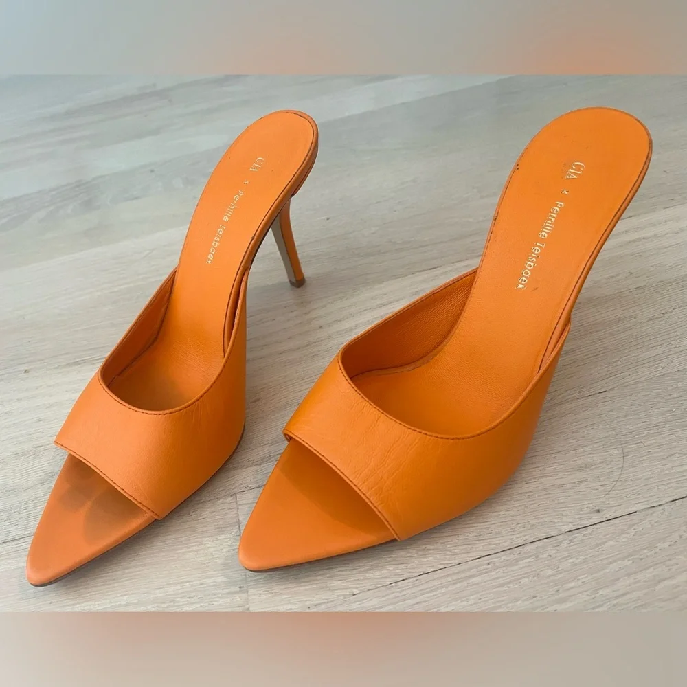 GIA BORGHINI GIABORGHINI Perni 04 Pointy Open
Toe Mule - Picture 6 of 9